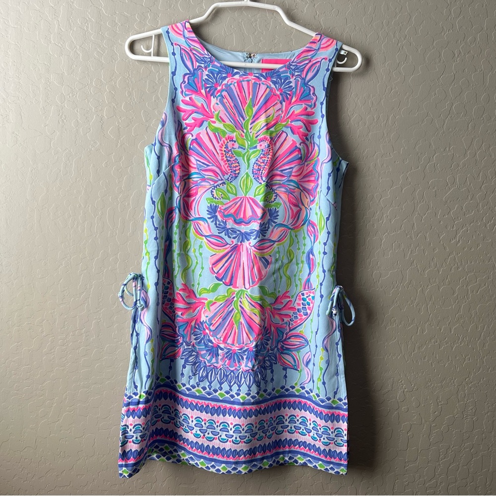 Lily Pulitzer Donna Shift Romper Sea Shellabration, NWOT, Size 0.